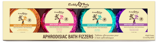 Earthly Body at Night Bath Fizzer Aphrodisiac Collection Set  4pc